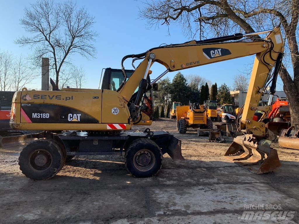 CAT M 318 D Bageri na kotačima