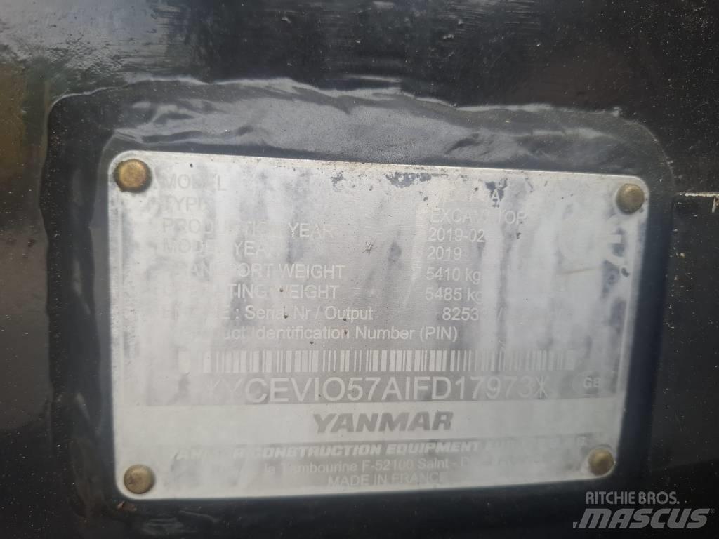 Yanmar Vio 57-6A Mini bageri <7t