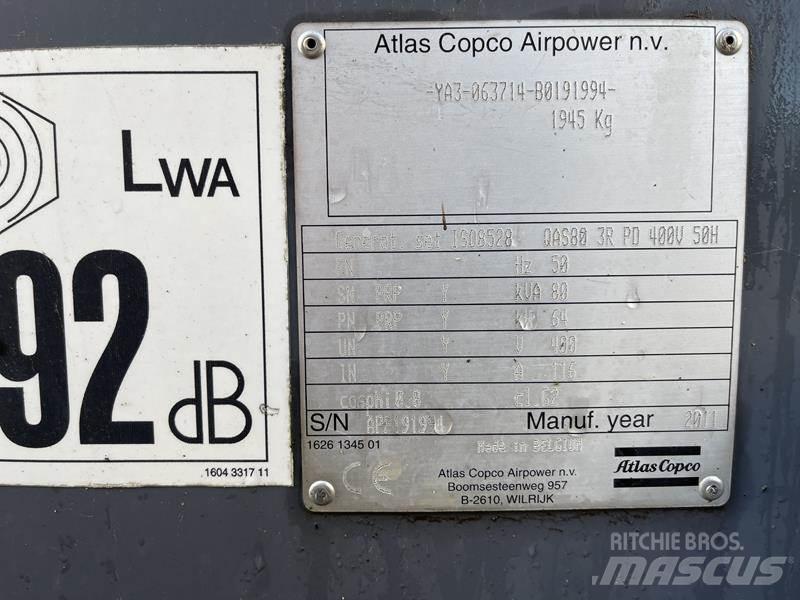 Atlas Copco QAS 80 Dizel agregati