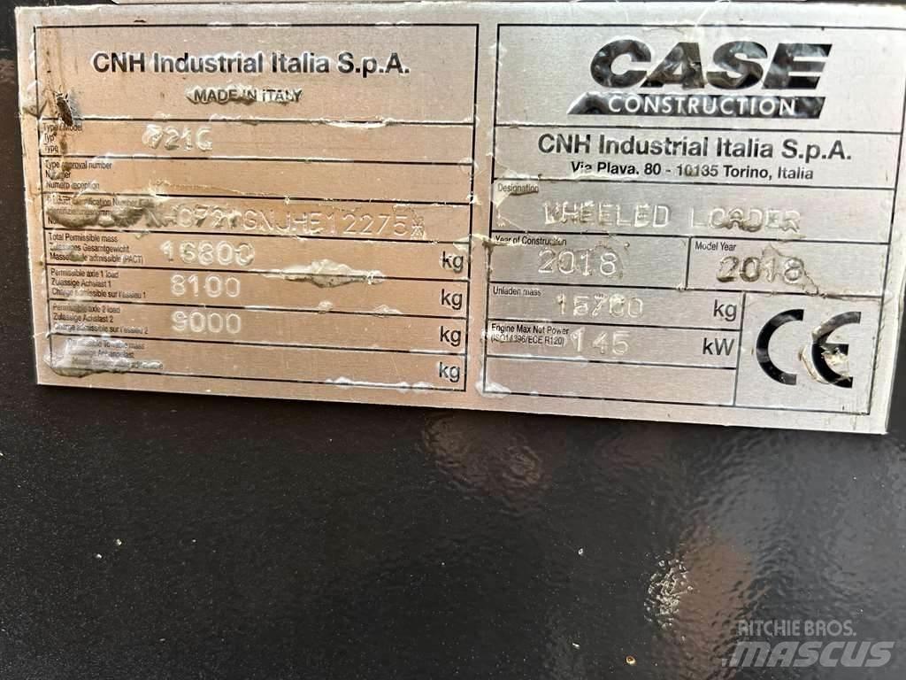 CASE 721G XR Utovarivači na kotačima