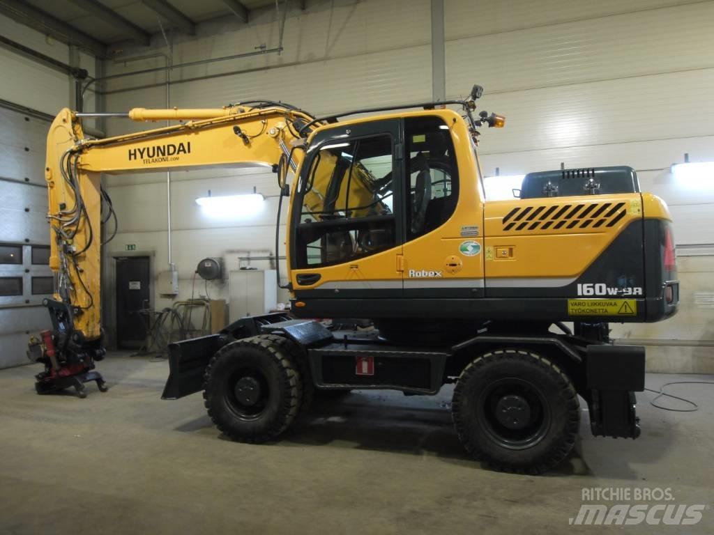 Hyundai R 160 W-9A Bageri na kotačima