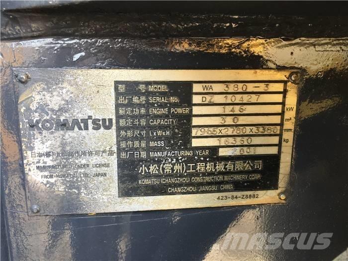 Komatsu WA 380-3 Utovarivači na kotačima