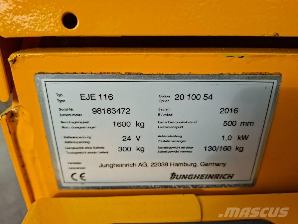 Jungheinrich EJE 116 Nisko podizni električni viličar