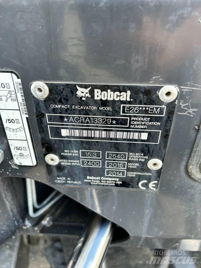 Bobcat E 26 Mini bageri <7t