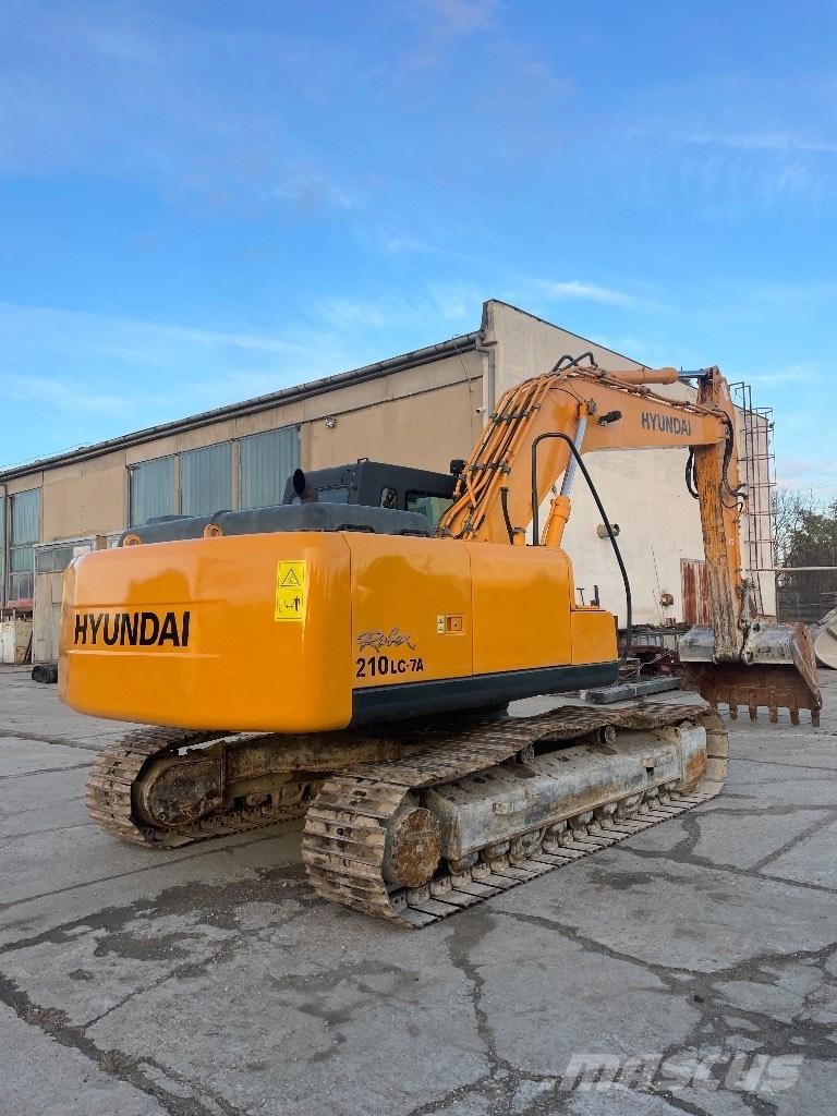 Hyundai R 210 LC 7A Bageri gusjeničari
