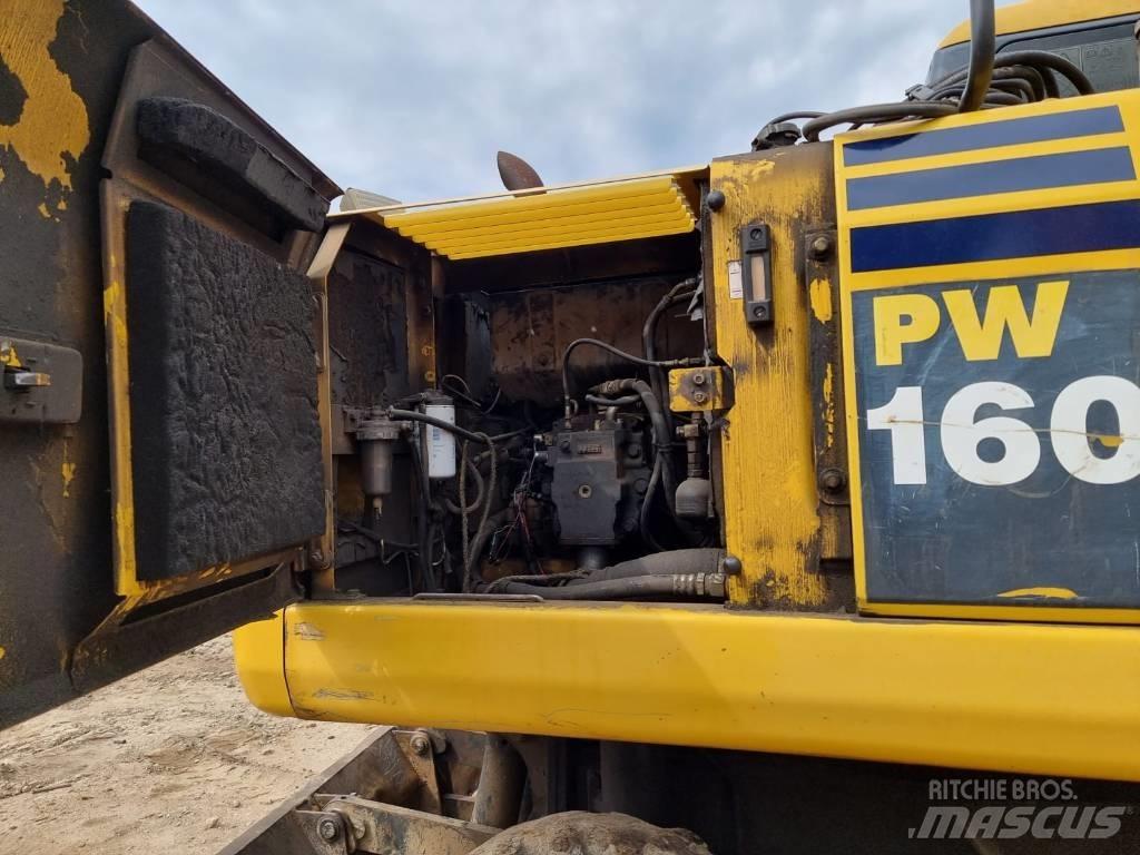 Komatsu PW 160-7 Bageri na kotačima