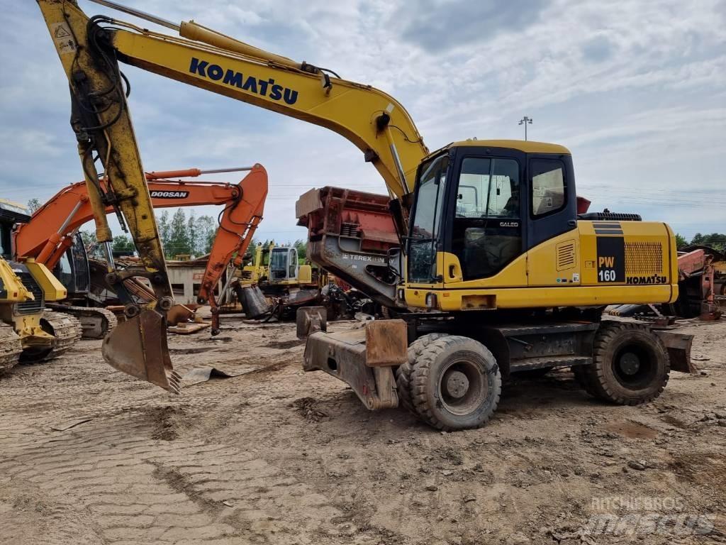 Komatsu PW 160-7 Bageri na kotačima