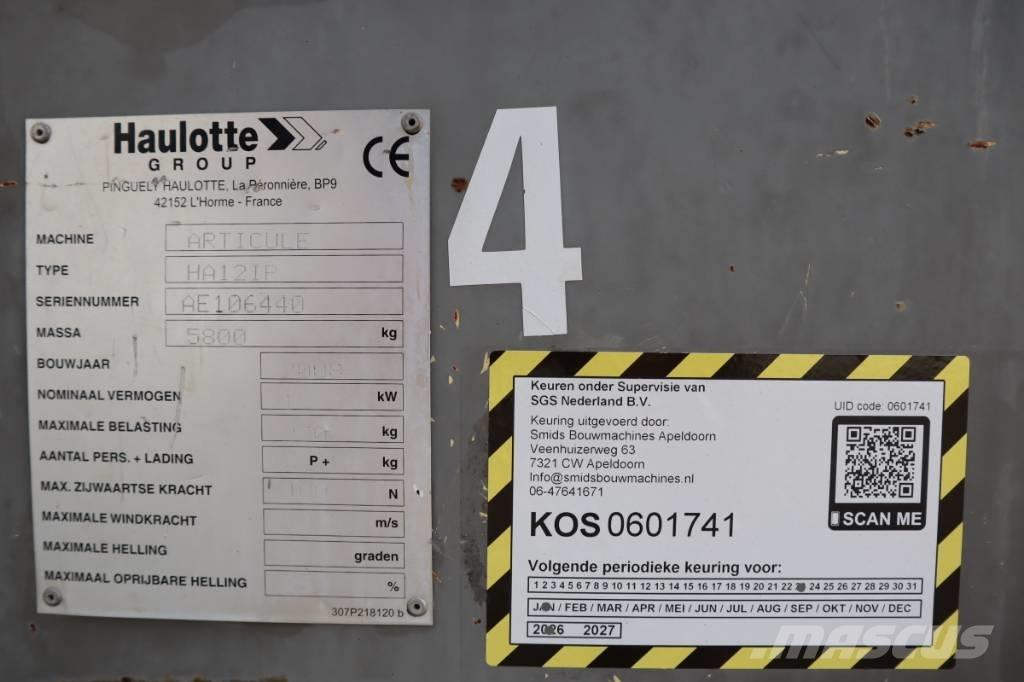 Haulotte HA12IP 2WD Zglobne podizne platforme