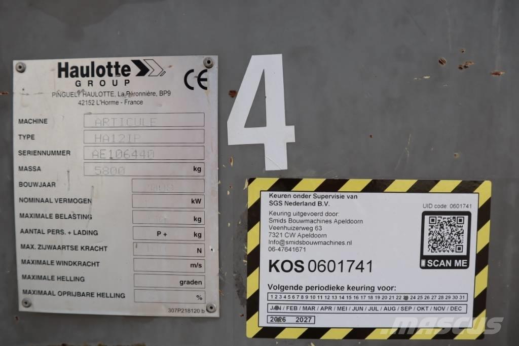 Haulotte HA12IP 2WD Zglobne podizne platforme