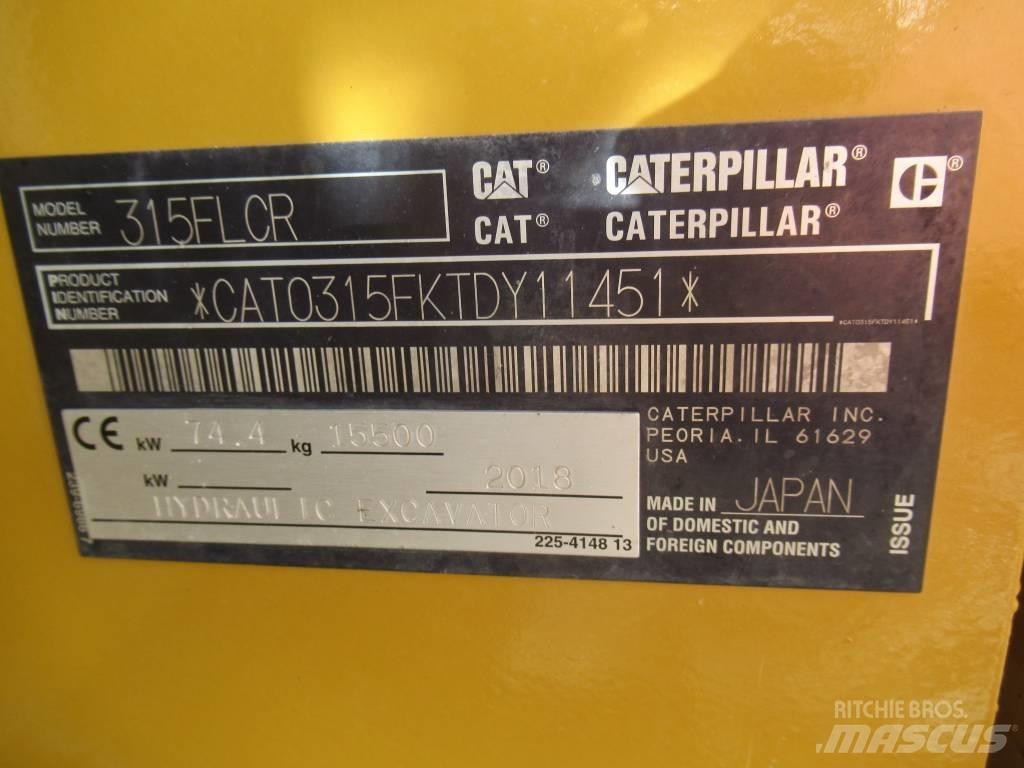 CAT 315F LCR Bageri gusjeničari
