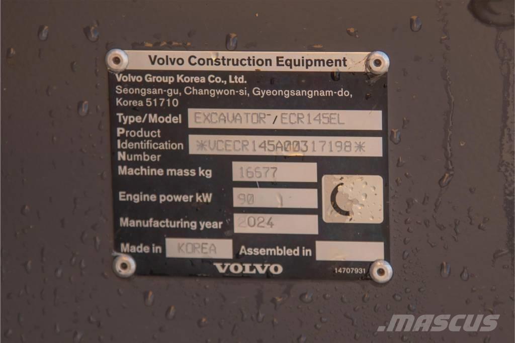Volvo ECR 145 E Bageri gusjeničari