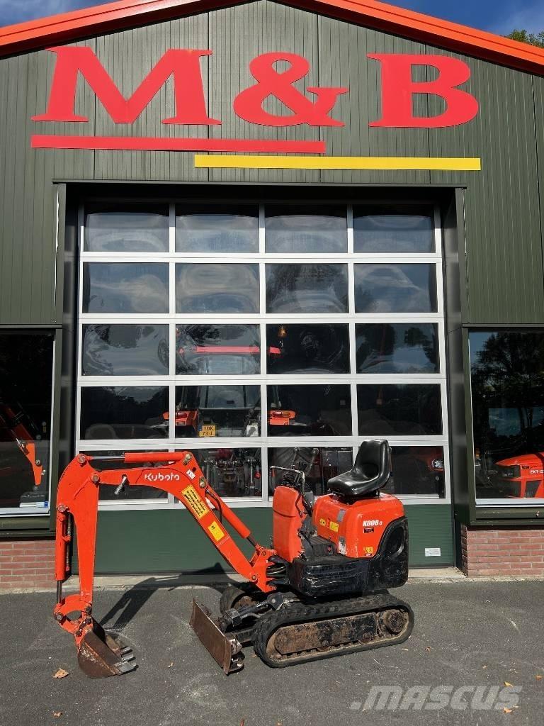 Kubota K 008-3 Mini bageri <7t