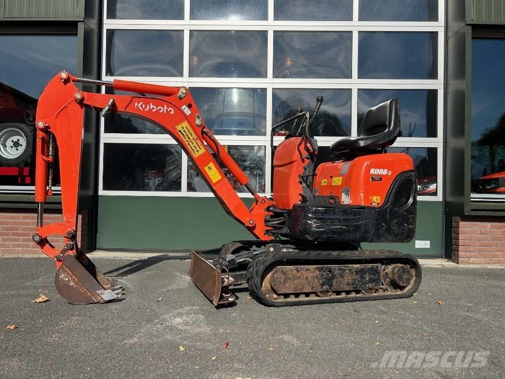 Kubota K 008-3 Mini bageri <7t