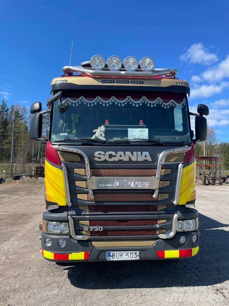 Scania R730 Demontažnii kamioni za podizanje kabela
