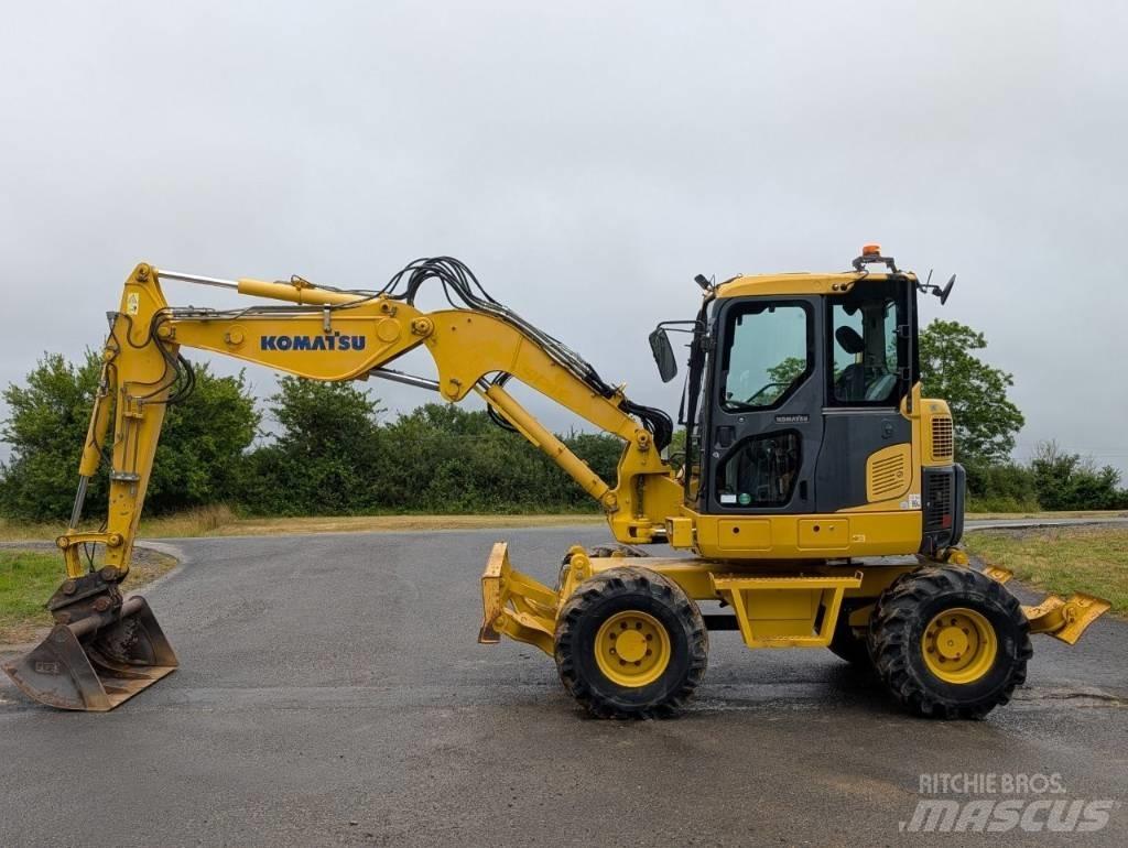Komatsu PW 98 MR-8 Bageri na kotačima