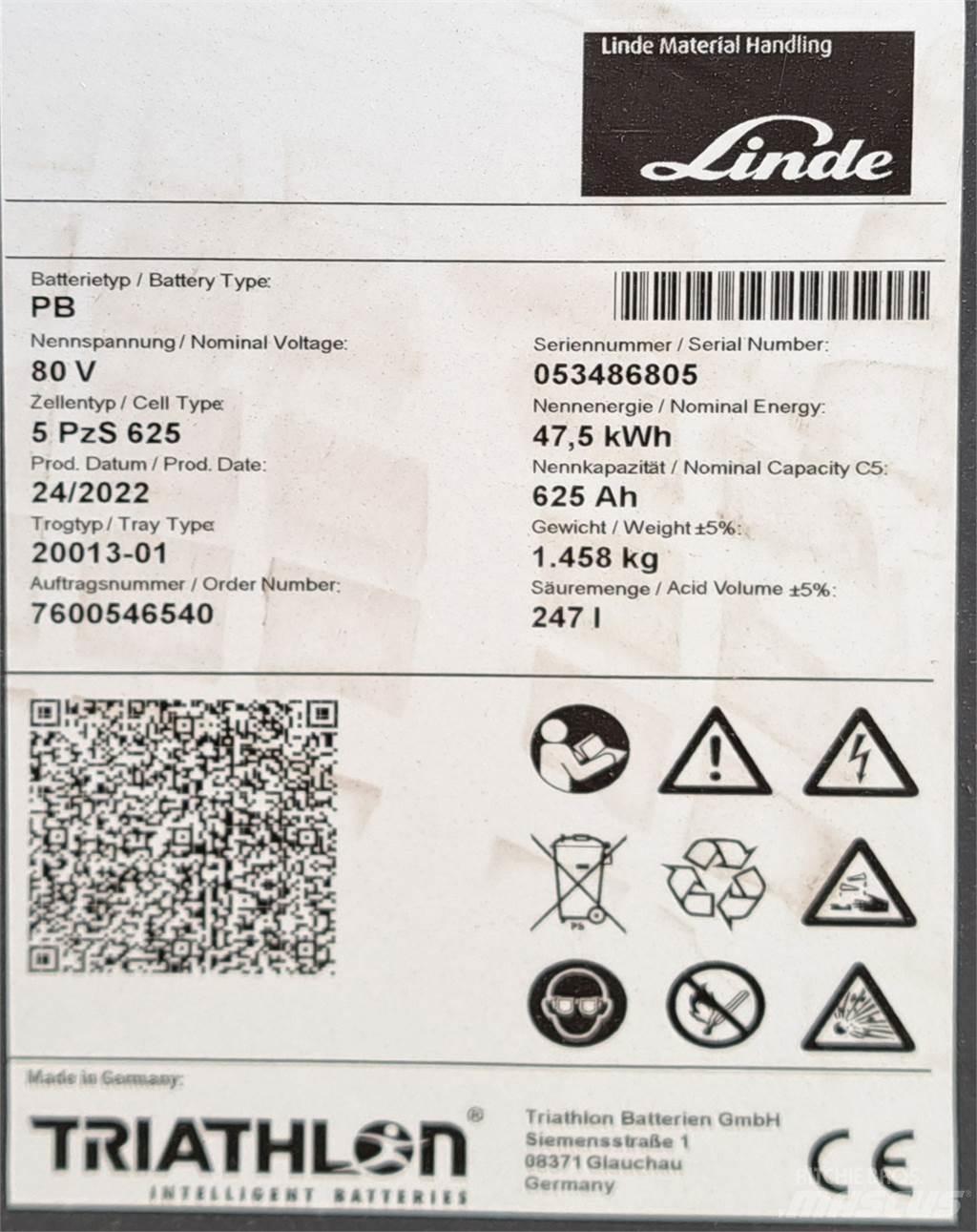 Linde E35L Električni viličari