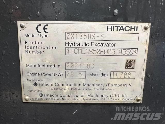 Hitachi ZX 135 US-6 Bageri gusjeničari