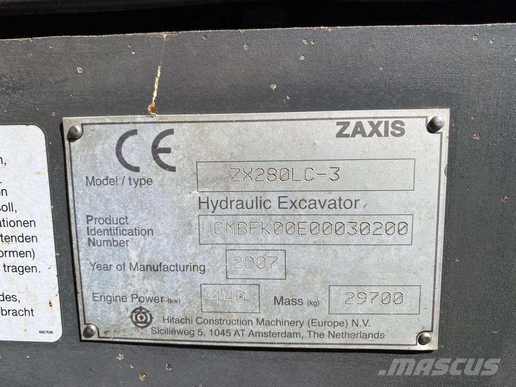 Hitachi ZX 280 LC-3 Bageri gusjeničari
