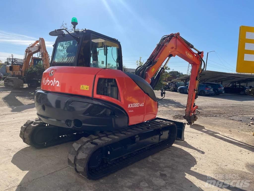Kubota KX 080-4 Midi bageri 7t – 12t