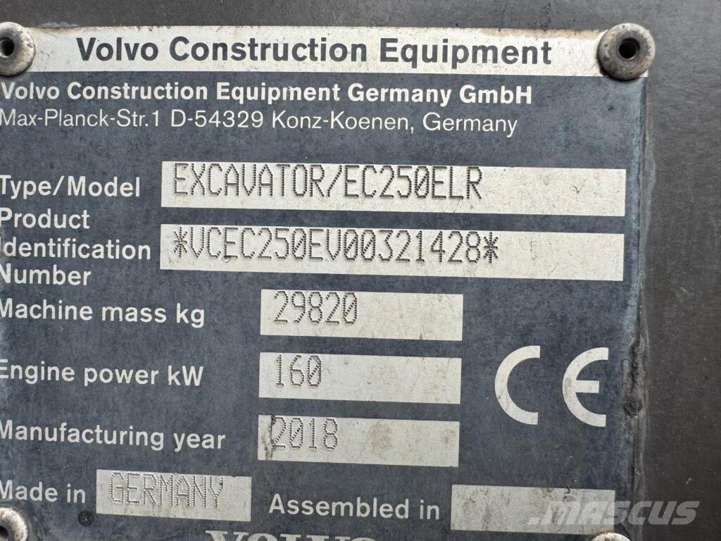Volvo EC250ELR Bageri gusjeničari