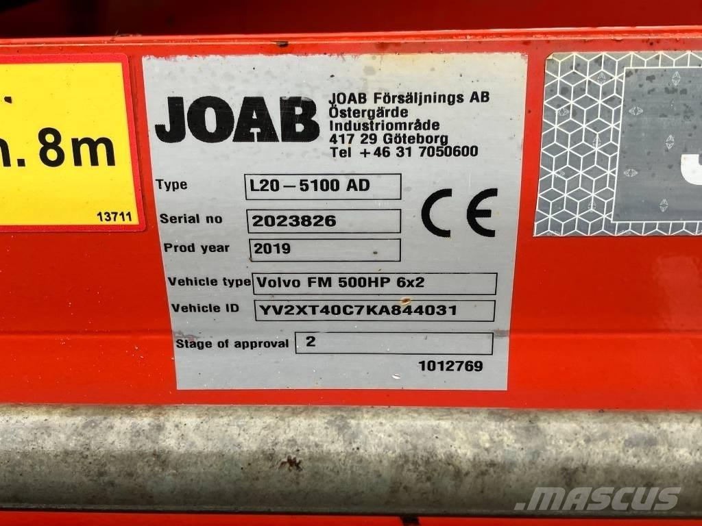 Volvo FM 510 Rol kiper kamioni s kukama za dizanje