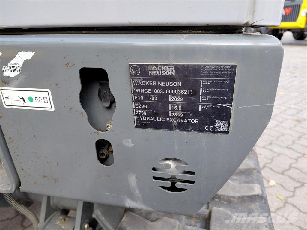 Wacker Neuson EZ26 Bageri gusjeničari