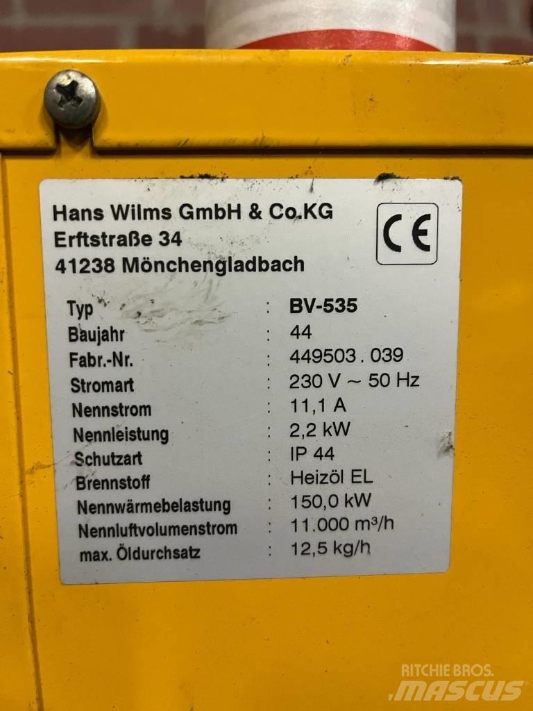 Wilms BV 535 Oprema za grijanje i odmrzavanje