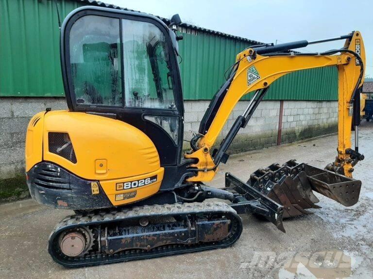 JCB 8026 Mini bageri <7t