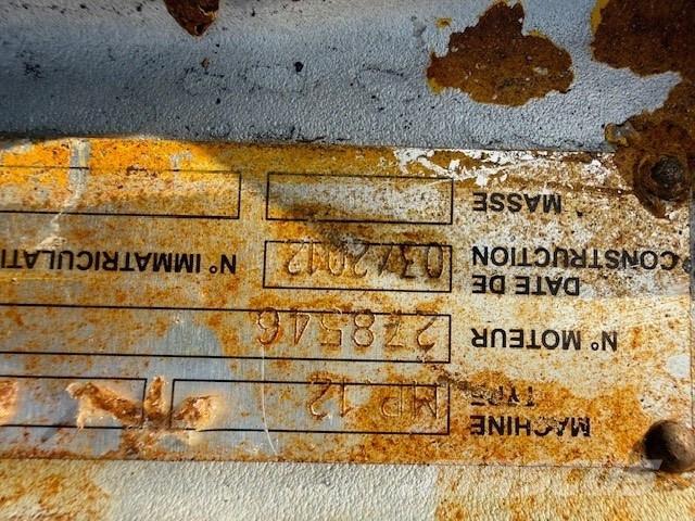 Geismar mp12 Strojevi za održavanje željezničkih pruga