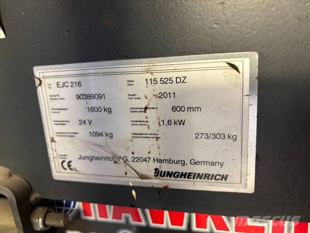 Jungheinrich EJC216 Ručni električni viličar