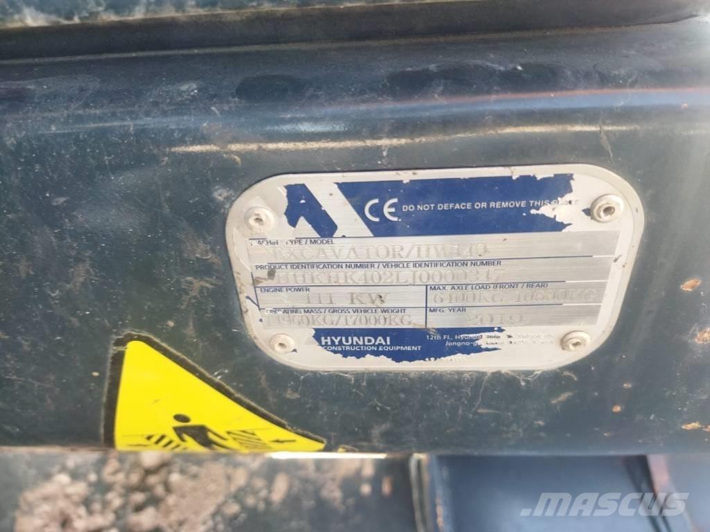 Hyundai HW 140 A Bageri na kotačima