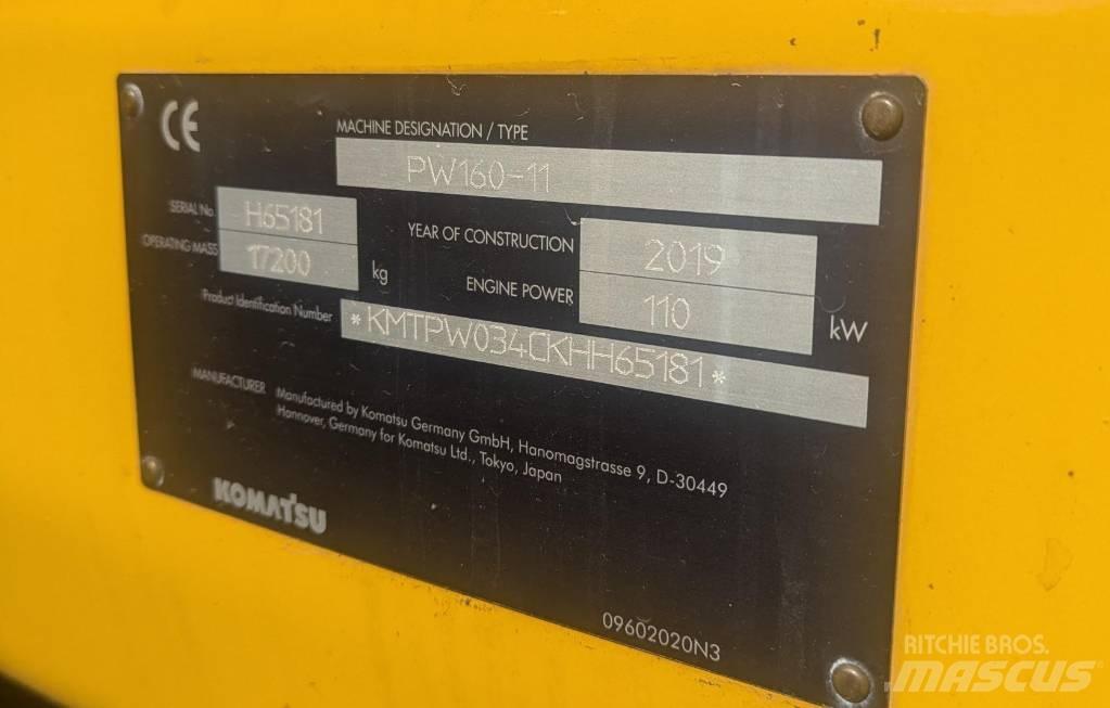 Komatsu PW160-11 Bageri na kotačima
