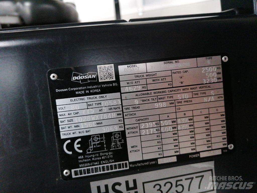 Doosan B25X-7 Električni viličari