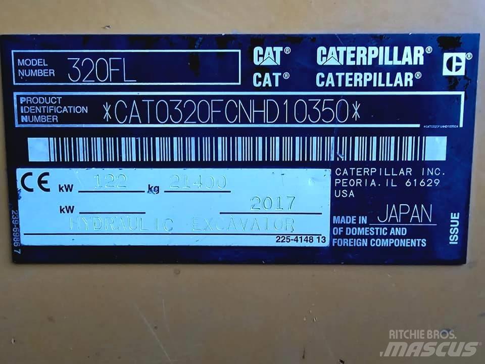 CAT 320 FL Bageri gusjeničari