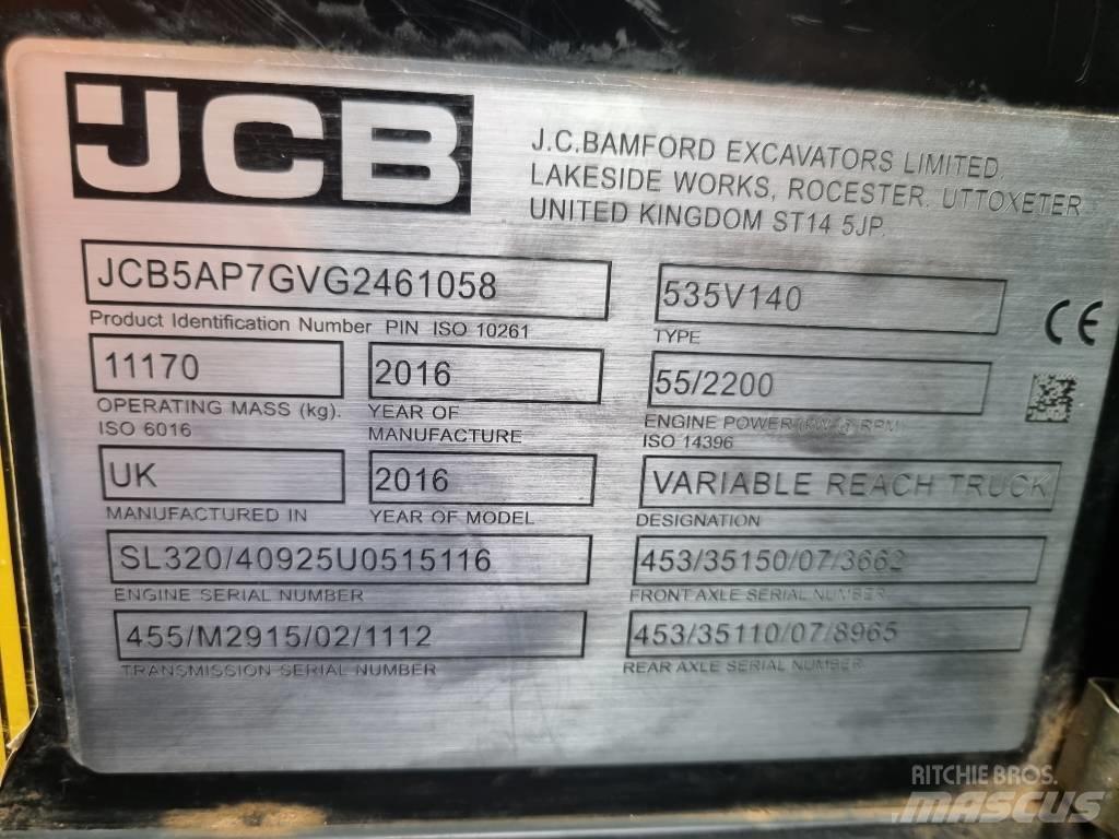 JCB 535-140 Hiviz Teleskopski viličari