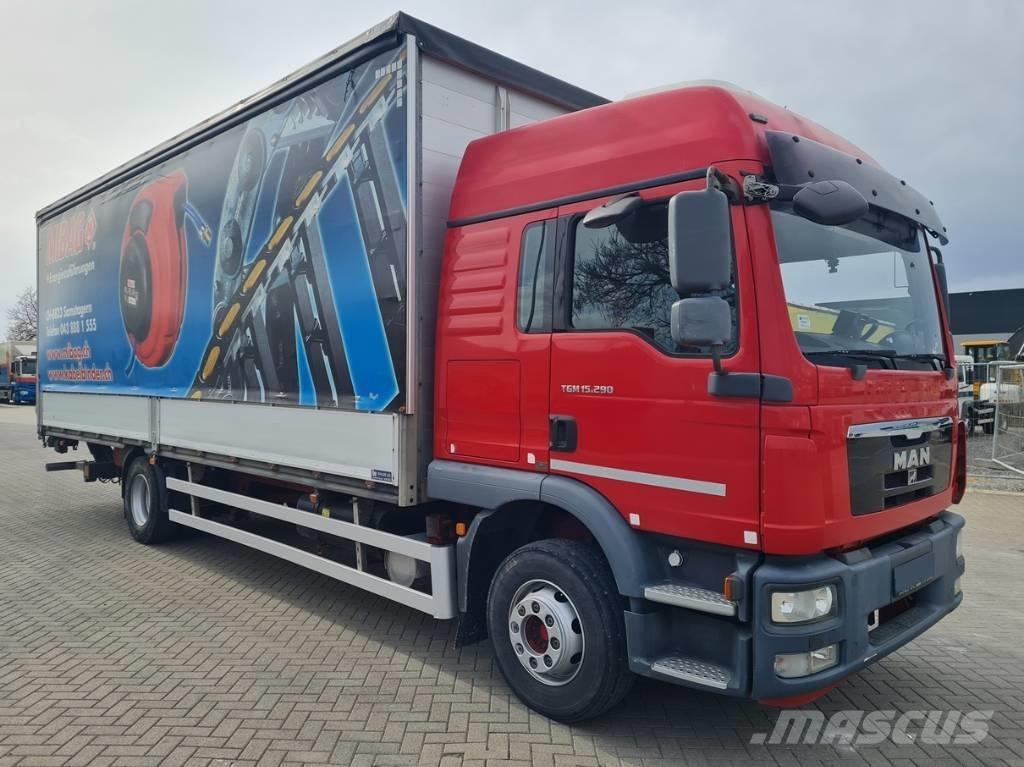 MAN 15.290 / 7.7m / LIFT Kamioni sa ceradom