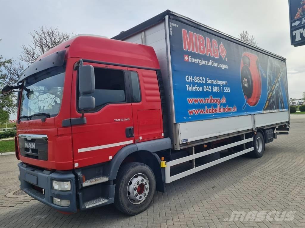 MAN 15.290 / 7.7m / LIFT Kamioni sa ceradom