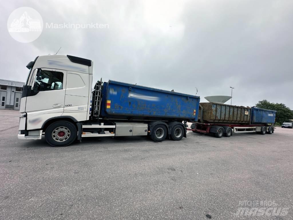 Volvo FH 500 EKIPAGE Rol kiper kamioni s kukama za dizanje