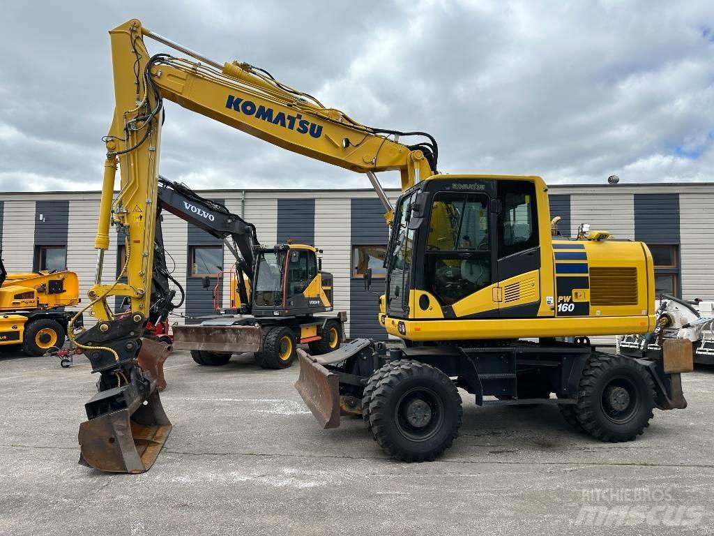 Komatsu PW160-11 Bageri na kotačima