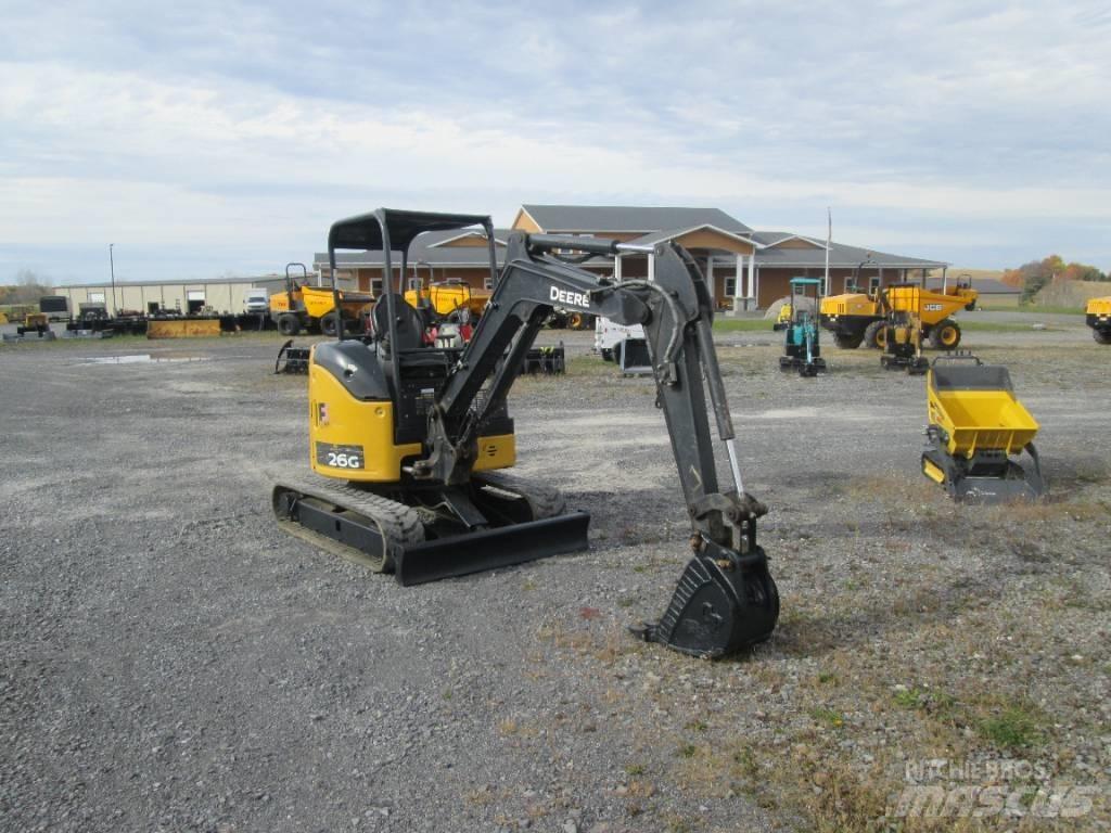 John Deere 26G Mini bageri <7t