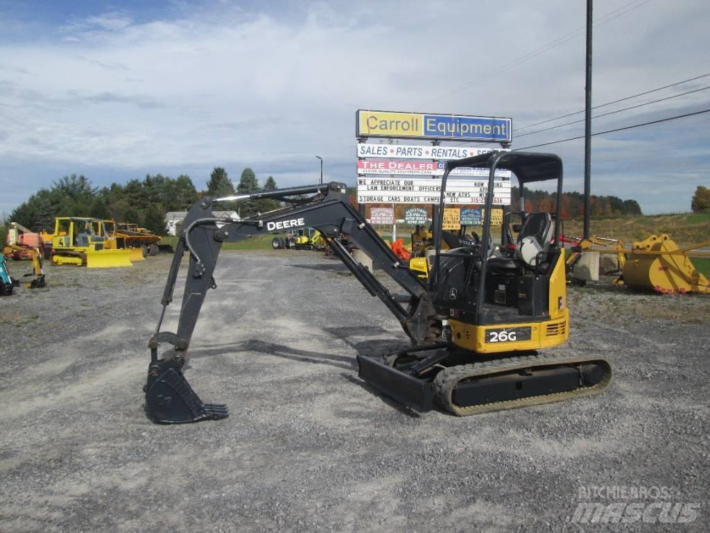 John Deere 26G Mini bageri <7t