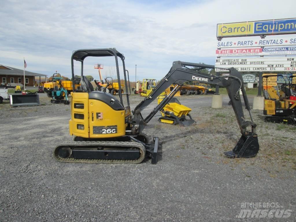 John Deere 26G Mini bageri <7t