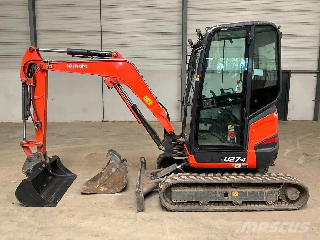 Kubota U 27-4 HI Mini bageri <7t