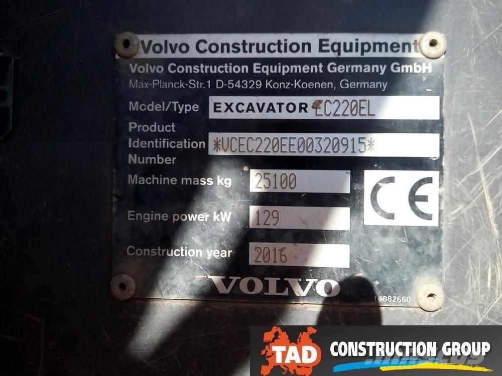 Volvo EC 220 EL Bageri gusjeničari