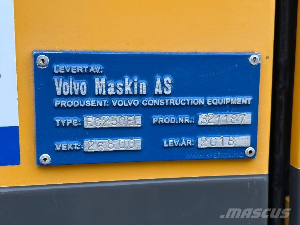 Volvo EC 250 EL Bageri gusjeničari