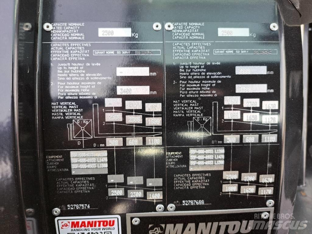 Manitou MC 25-4 Dizelski viličari