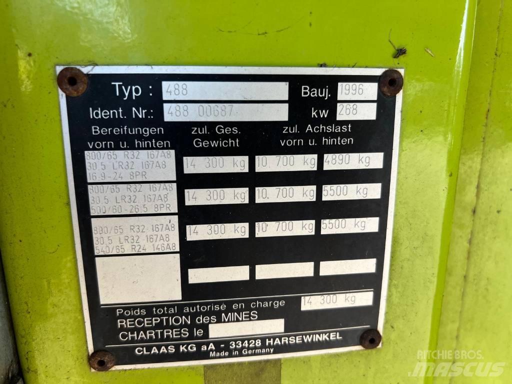 CLAAS Jaguar 840 Strojevi za krmu na vlastiti pogon