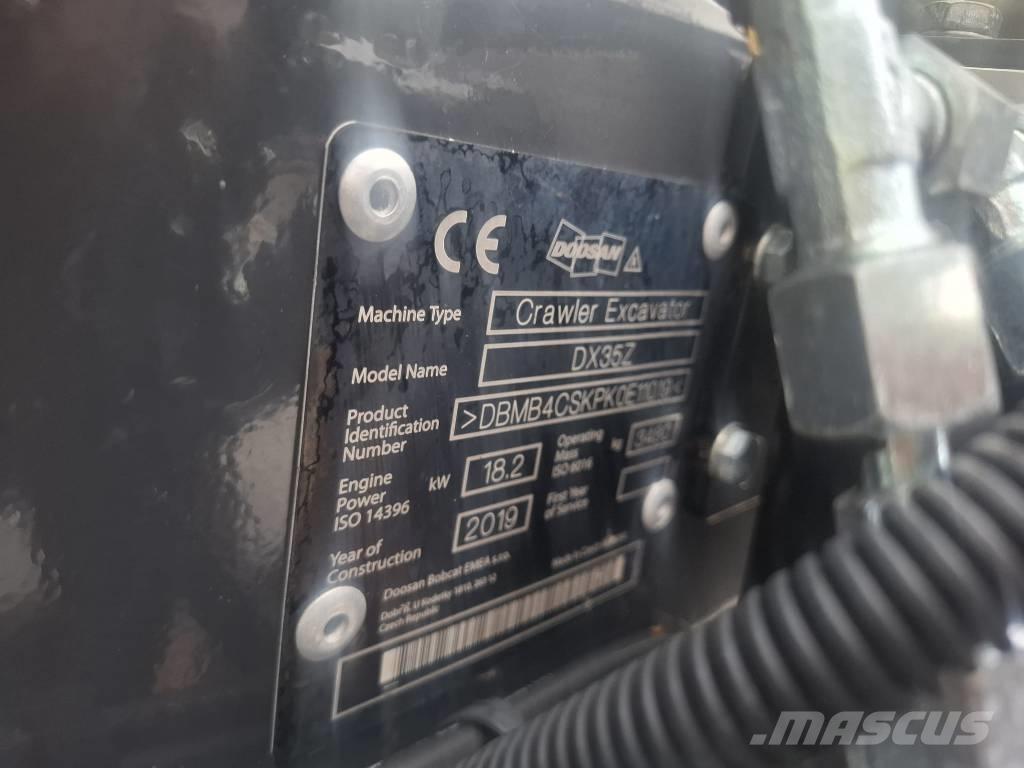 Doosan DX 35 Z Mini bageri <7t