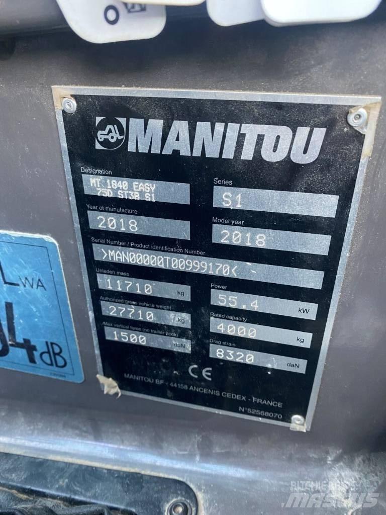 Manitou MT 1840 Teleskopski viličari