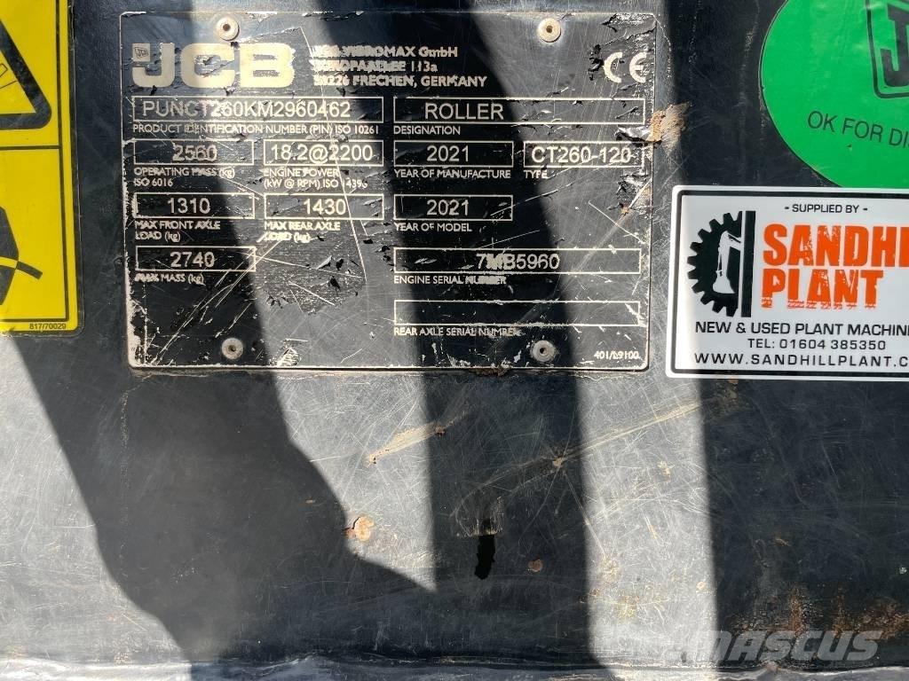 JCB CT 260-120 Valjci sa dvojnim bubnjem